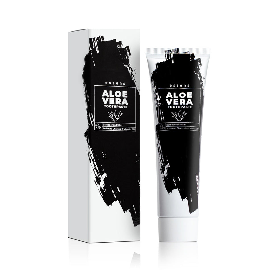 Toothpaste with activated Charcoal and Vitamin B12